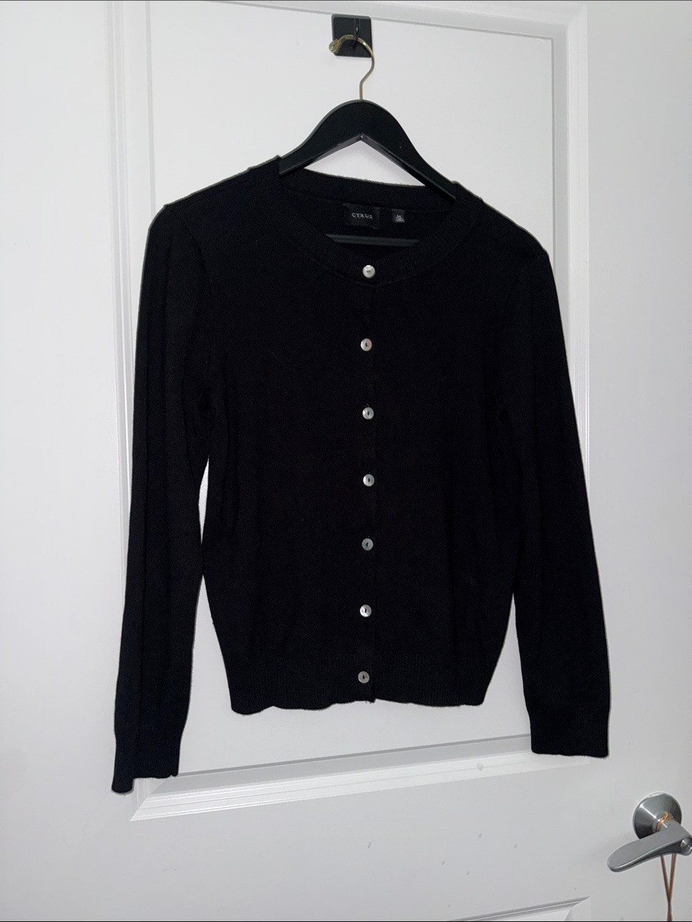 Cyrus black cardigan